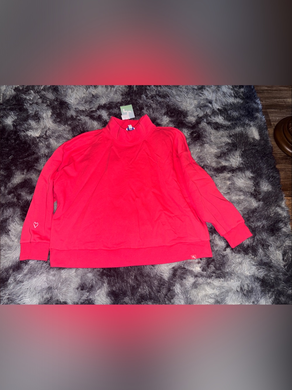 JoyLab Bright Pink Crewneck Sweatshirt